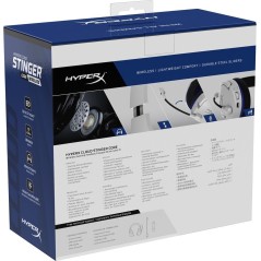 HyperX Cloud Stinger Core Wireless Headset - Blue & White | Ultimate Comfort & Sound Quality